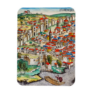 Íman Marco medieval de Florença na Itália