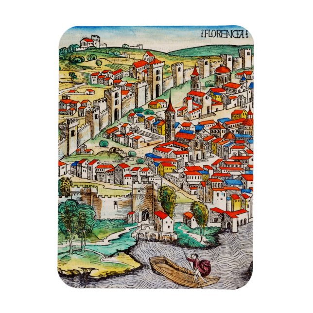 Íman Marco medieval de Florença na Itália (Vertical)