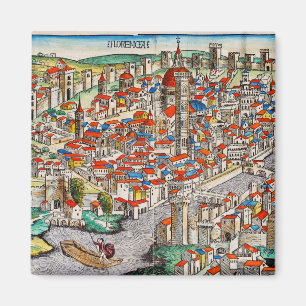 Íman Marco medieval de Florença na Itália