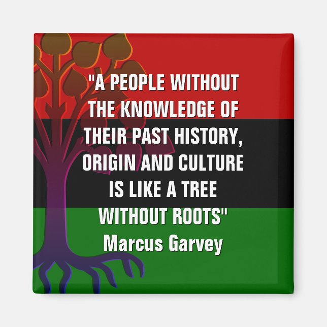 Íman Marcus Garvey TREE SEM RAÍZES (Frente)