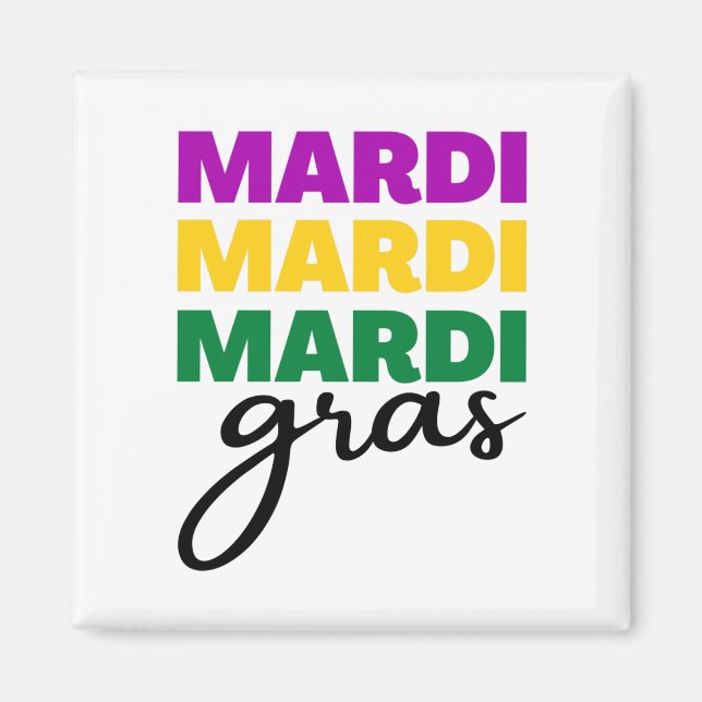 Íman Mardi Gras (Frente)