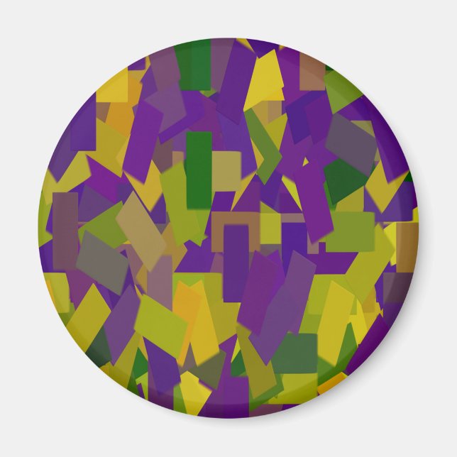Íman Mardi Gras Blocks (Frente)