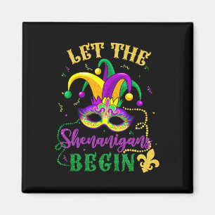 Íman Mardi Gras Costume Deixa Os Shenanigans Começarem