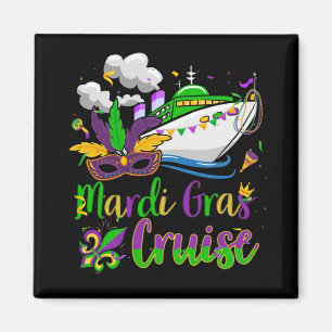 Íman Mardi Gras Cruise Mask Cruise Ship Party