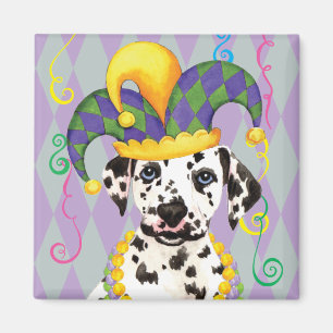 Íman Mardi Gras Dalmatian