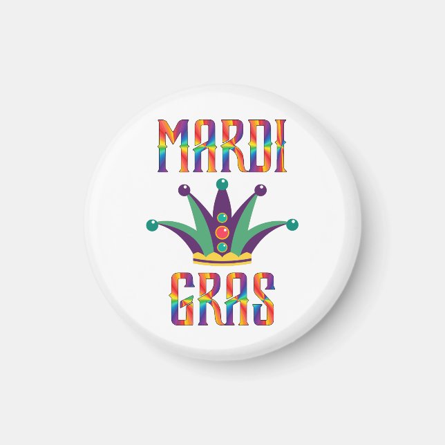 Íman Mardi Gras Magnet (Frente)