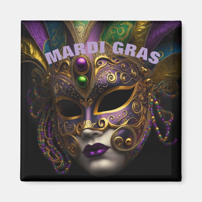 Íman Mardi Gras Magnet (Frente)