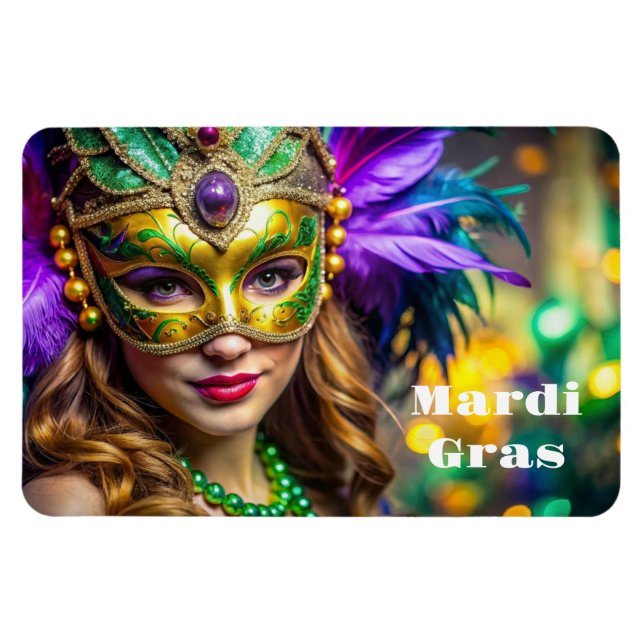 Íman Mardi Gras Magnet (Horizontal)
