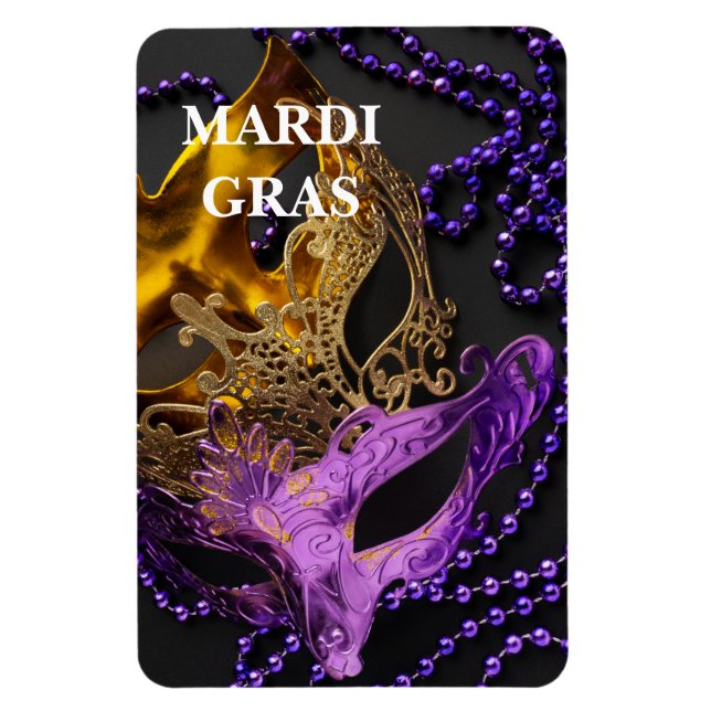Íman Mardi Gras Magnet (Vertical)