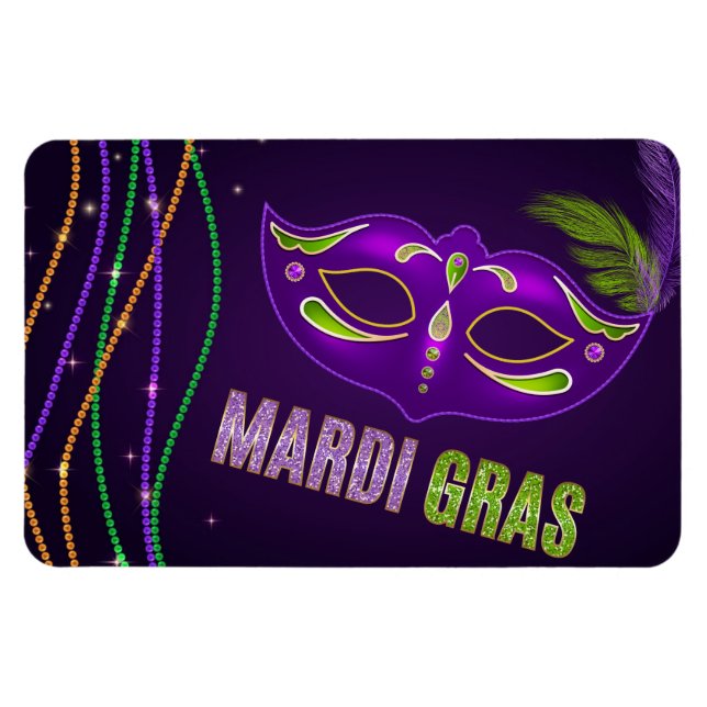 Íman Mardi Gras Magnet (Horizontal)