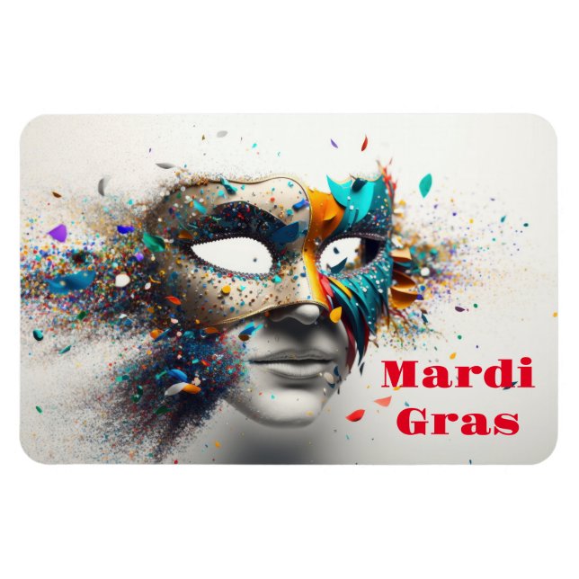 Íman Mardi Gras Magnet (Horizontal)