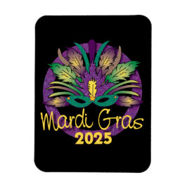 Íman Mardi Gras Mask Magnet - 2025