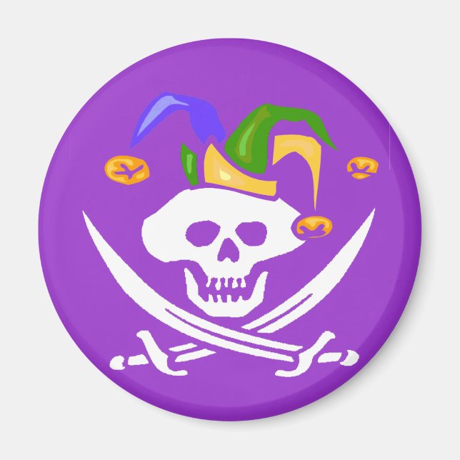 Íman Mardi Gras Pirate (Frente)