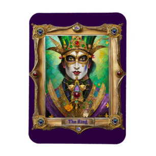 Íman Mardi Gras Realm Retratos - O Rei