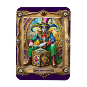 Íman Mardi Gras Realm Retratos - O Viajante do Tempo