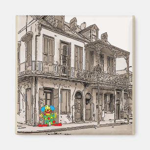 Íman Mardi Gras sobre Ruas Desejos