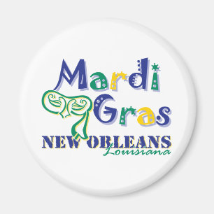Íman Mardi Gras Tri Mask