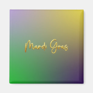 Íman Mardi Gras Yellow, Purple, Green
