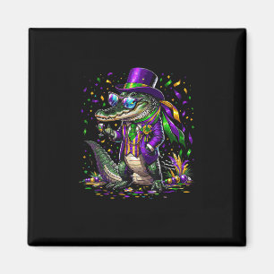 Íman Mardigator Mardi Gras Jacaré