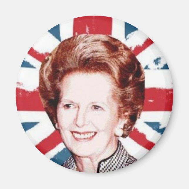 ÍMAN MARGARET THATCHER UNIÃO JACK (Frente)