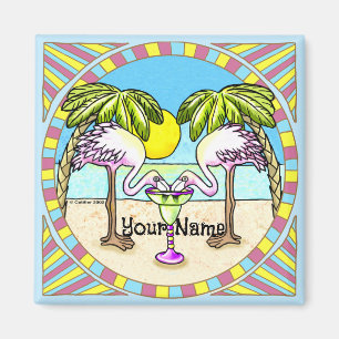 Íman Margarita Flamingo