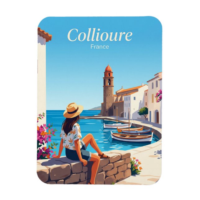 Íman Margem de Collioure França (Vertical)