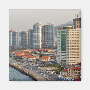 Íman Marginal com a silhueta da cidade de Yantai, Shand