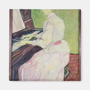 Íman Marguerite Gachet de Vincent van Gogh no piano