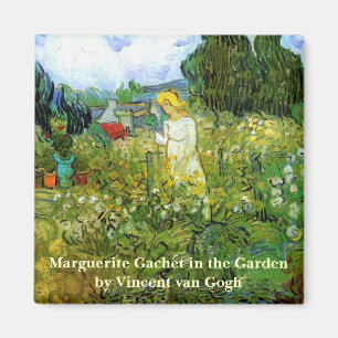 Íman Marguerite Gachet no Jardim por Vincent van Gogh
