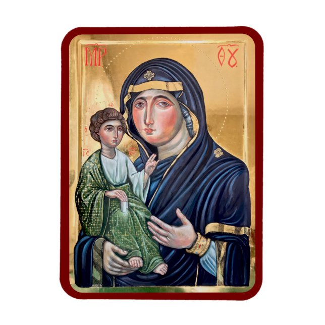 Íman Maria Advocata Nostra Icon (Vertical)