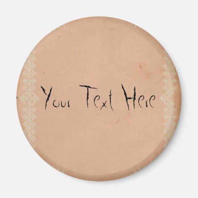 Íman Maria Flores Grande, Magneta Redonda De 3 Polegada (Frente)