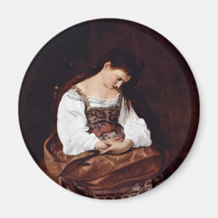 Íman Maria Madalena por Michelangelo Merisi a Dinamarca