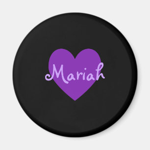 Íman Mariah no roxo