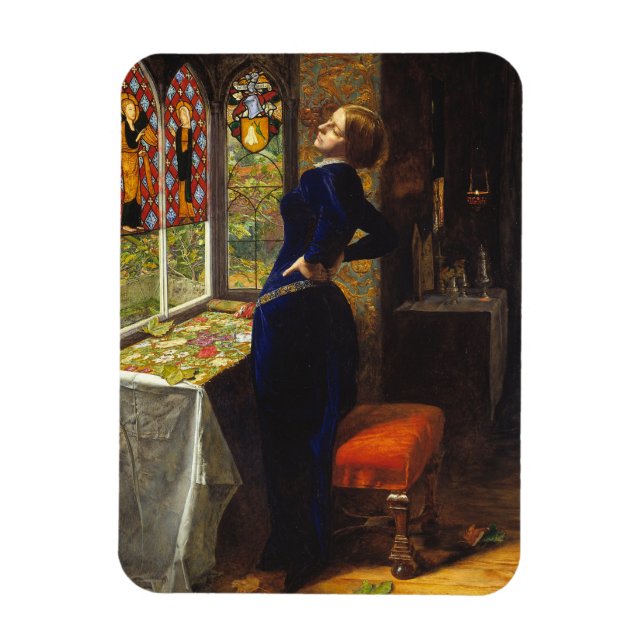 Íman Mariana no Moated Grange John Everett Millais (Vertical)
