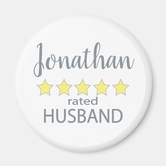 Íman Marido classificado com 5 estrelas (Frente)