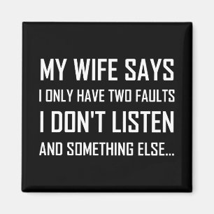 Íman Marido Esposa Duas Falhas Não Ouvem Engraçado