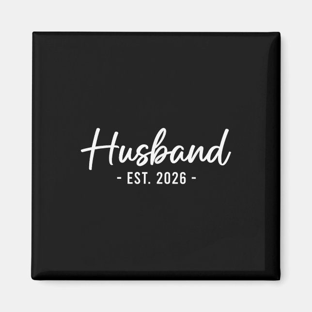 Íman Marido Est 2026 Casou-se com Lua de mel Noiva Sra. (Frente)