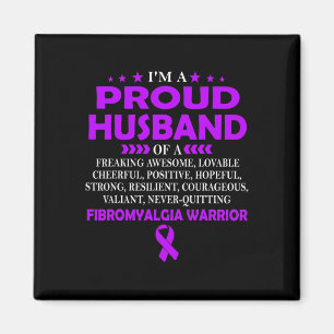 Íman Marido Orgulhoso De Fibromialgia Guerreira T