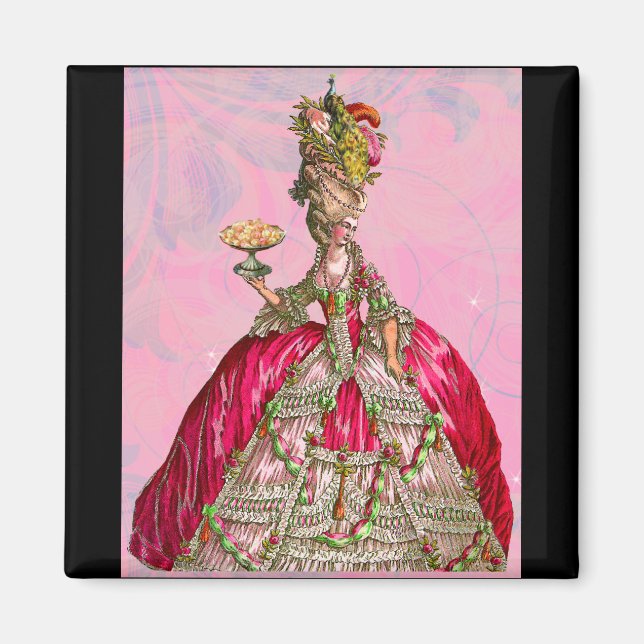 Íman Marie Antoinette Deixa-Os Comer Bolo (Frente)