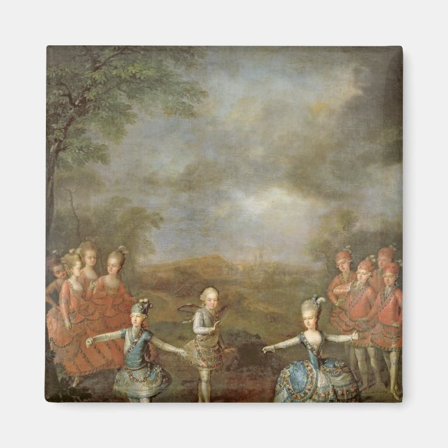 Íman Marie Antoinette e suas irmãs (Frente)