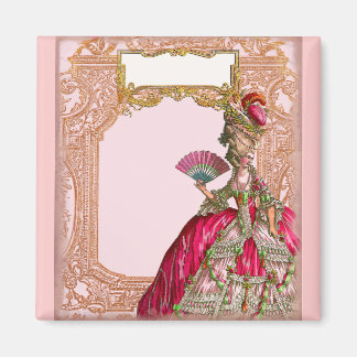 Íman Marie Antoinette em rosa-quente
