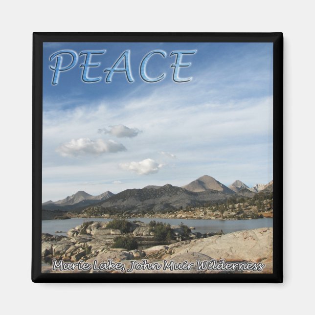 Íman Marie Lake Peace Magnet (Frente)