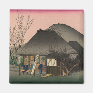 Íman Mariko, 53 estações da estrada Tokaido, Hiroshige