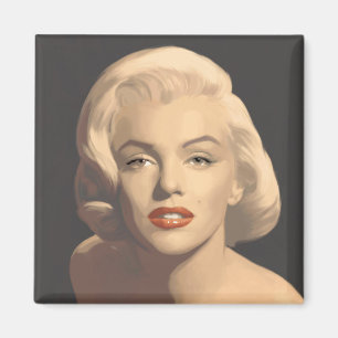 Íman Marilyn cinzenta gráfica