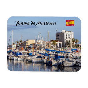 Íman Marina de Portixol ao anoitecer - Palma de Mallorc