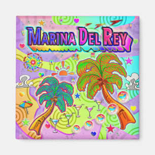 Íman Marina Del Ray Vacation Magnet