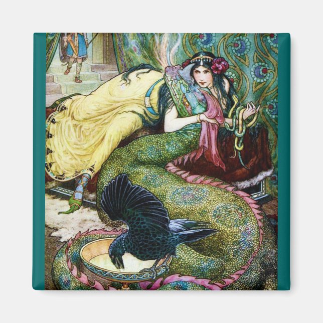 Íman Marina e o Dragão (Frente)