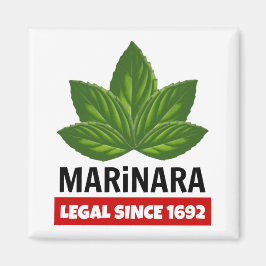 Íman Marinara Legal Desde 1692 Basil Deixa