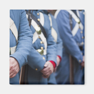Íman Marines da era da Guerra Civil dos EUA, militares
