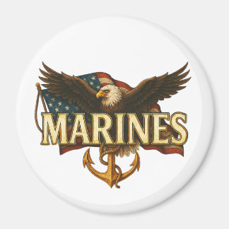 Íman Marines With Eagle and Flag